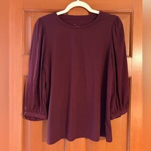 Women's Burgundy Blouse